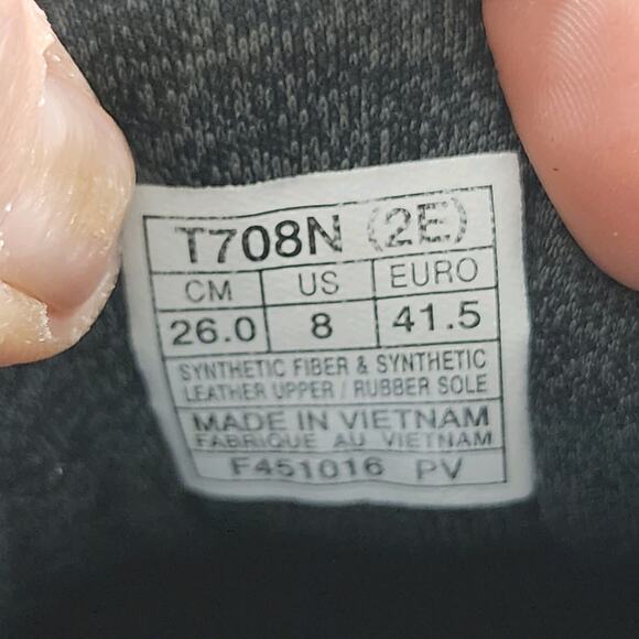 Men's Asics GT-2000 Sz 8 010938 Gray Mesh Casual Walking Running Shoes - Picture 7 of 12